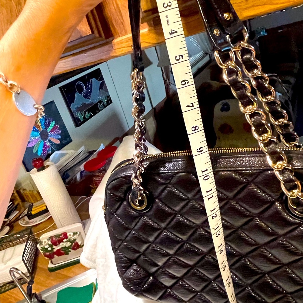 Kate Spade Goldcoast Georgiana Quilted BLK Satchel - Picture 6 of 16
